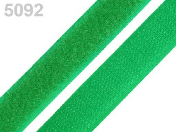 Klettband Breite 20mm Irisch Grün